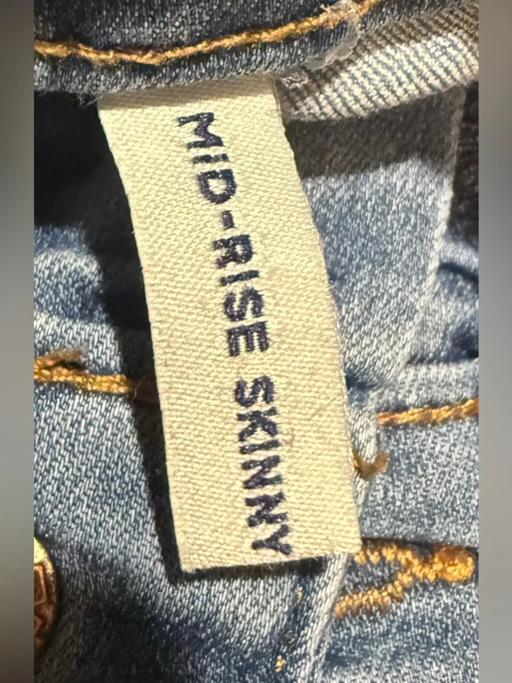 Revery Kids - Light Blue Kids Denim Jeans - Mid Rise Skinny - Picture 5 of 5